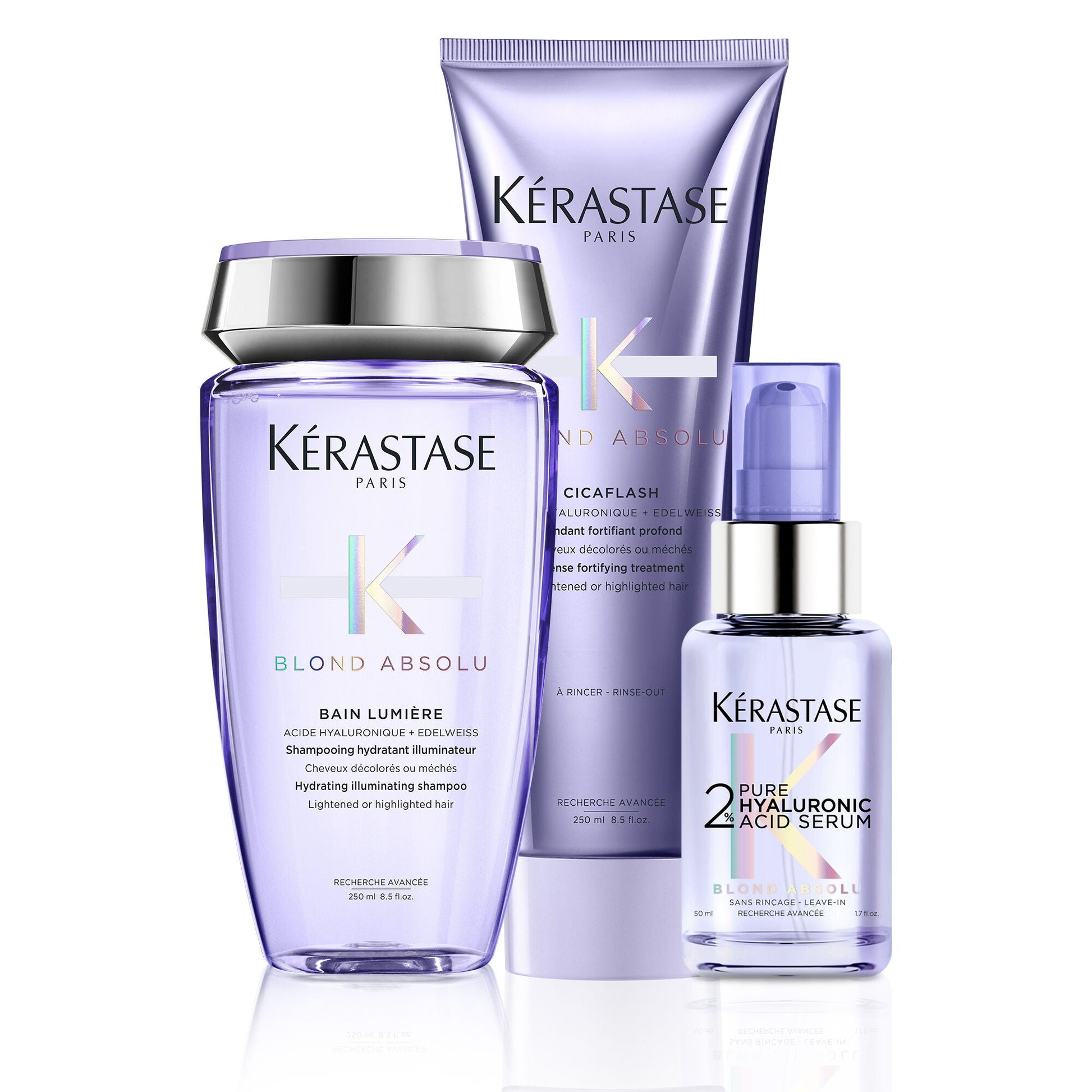 Trio Blond décoloré ​